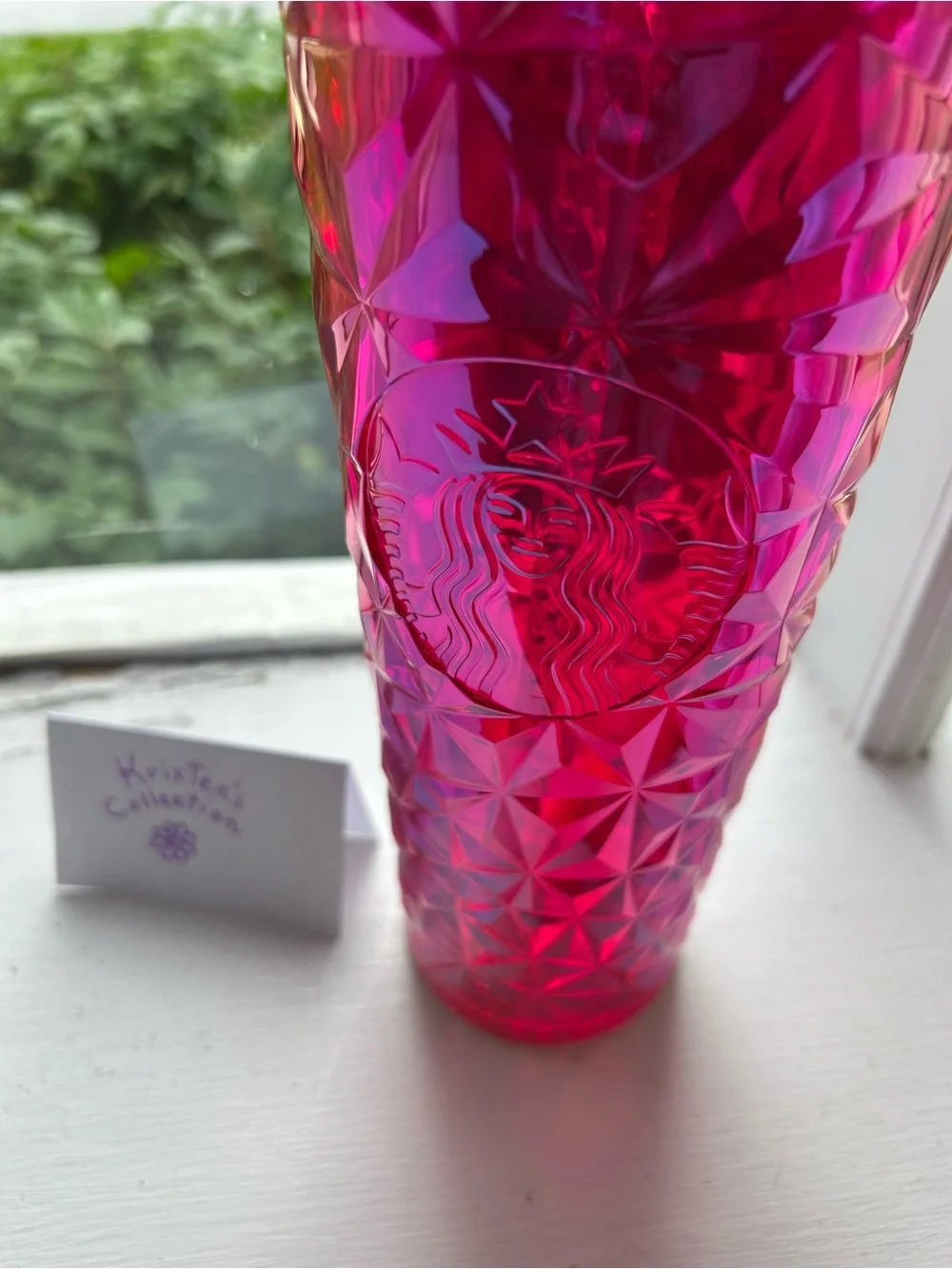 STARBUCKS Magenta Fire Tumbler 🩷🔥🪩